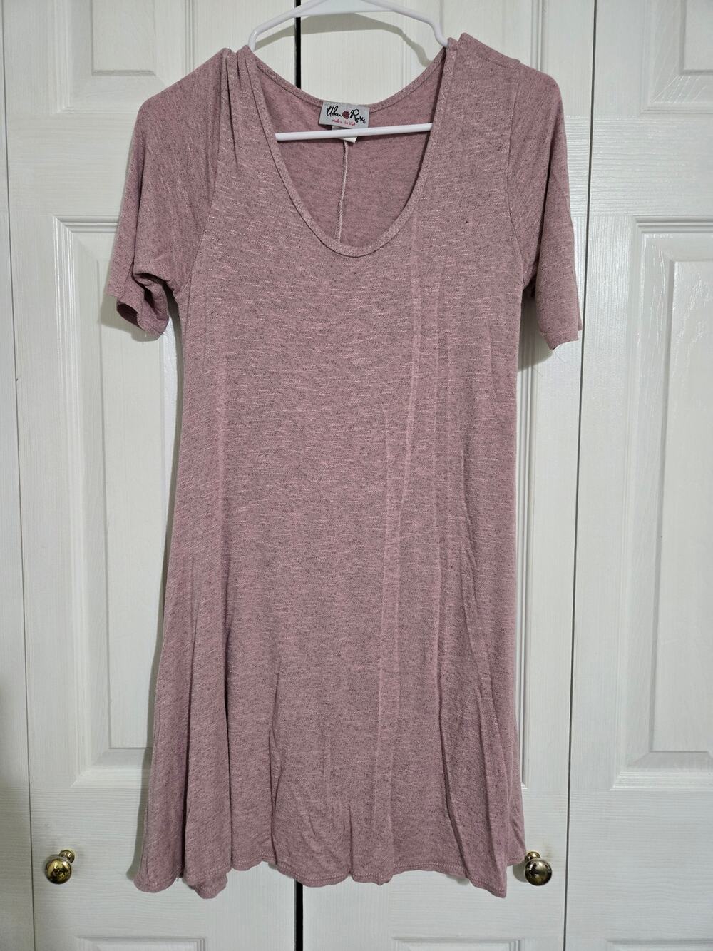 Urban Rose medium women's pink tshirt dress